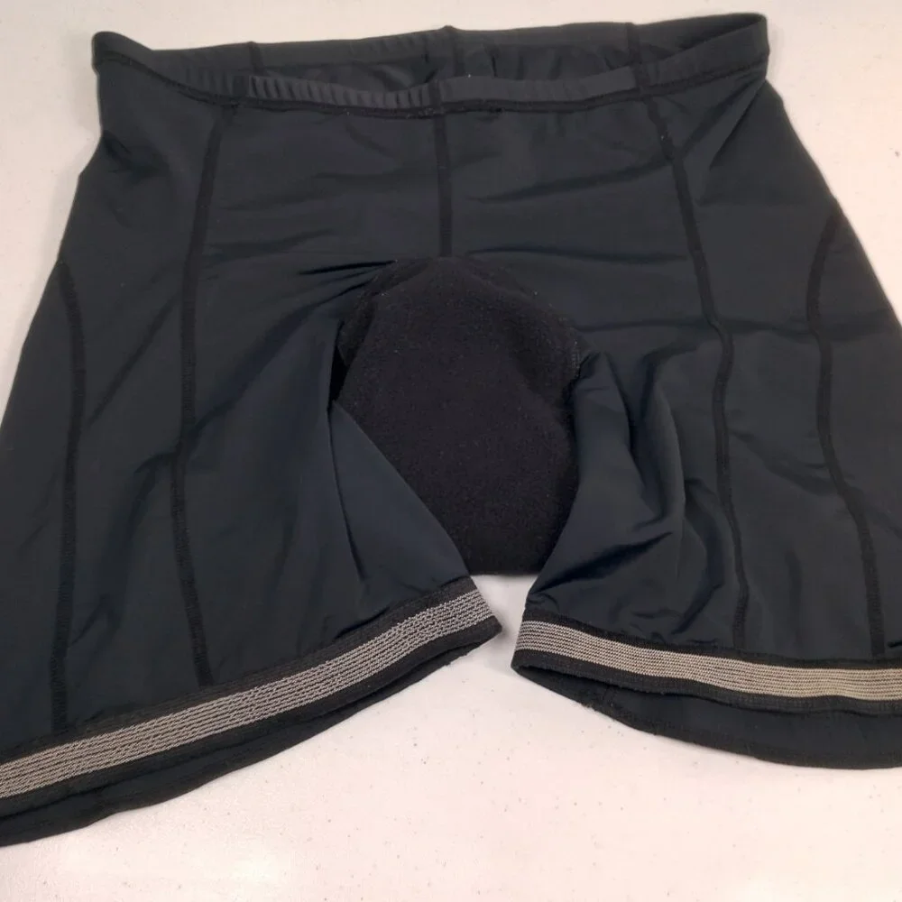 Canari Cycling Shorts Men XL Black Padded Stretch Nylon Spandex Bike Athletic - Picture 12 of 16